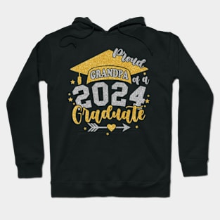 Grandpa Senior 2024 Proud Grandpa  of a Class of 2024 Graduate Grandpa Hoodie